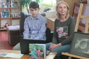 Autistic Maksym Brovchenko opened the All-Ukrainian Children’s Reading Week with “Planet A”